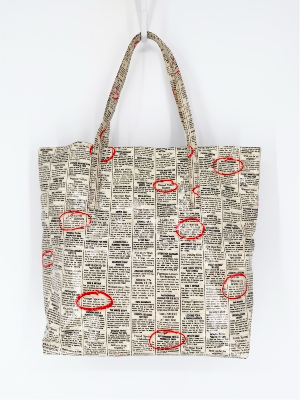 Kate Spade Newsprint Bon Journal Shopper Tote - Picture 3 of 8